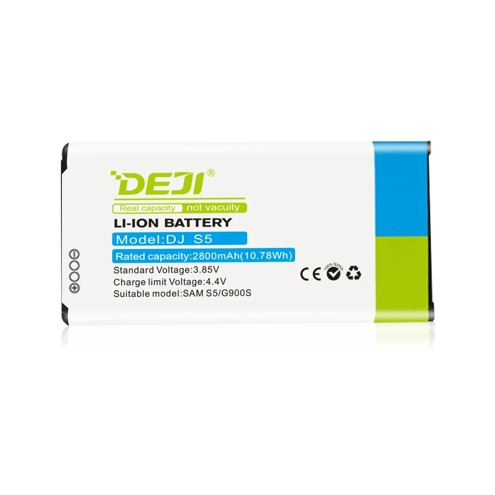 

cell phone battery lithium battery 2800mAh battery for S5 DEJI brand