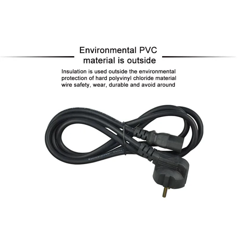 Sipu 3 Prong C14 Plug Eu Ac Laptop Power Cable 220v Computer Power Cord ...