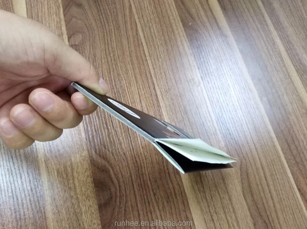 Recycled Paper Fabric Sample Hanger Customizable Logo Textile Display Hanger