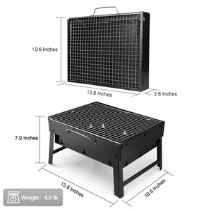 Image of 2018 best sale cheap ningbo charcoal grill Garden BBQ Grill Folding Outdoor Charcoal Smoker imported portable charcoal grill