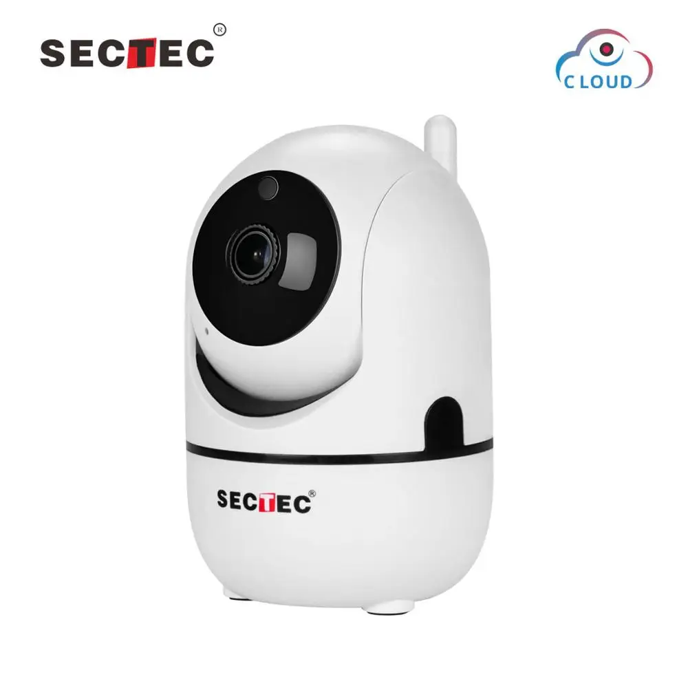 

Sectec HD 720P Wireless CCTV Security AI Cloud Motion Auto Tracking IP Mini Wifi Camera