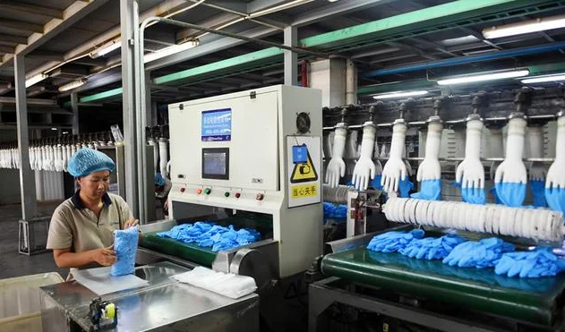 
China fully automatic disposable latex surgical glove making machine 