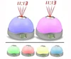 Fancy LED Colorful Changing Promotional Kid's Bedroom Wall Projection Alarm Clock