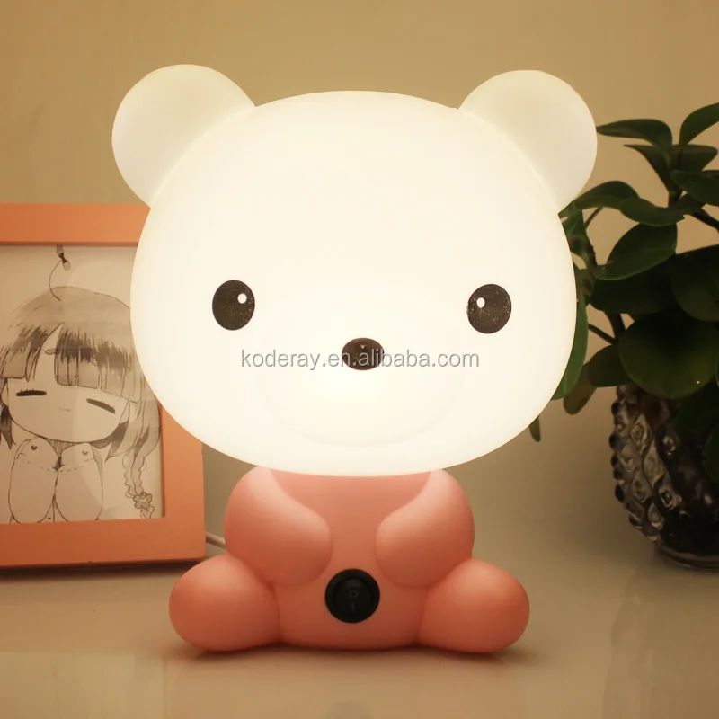 kawaii fashional lamparas led de noche con dibujos animados para dormitorio buy lamparas de noche para bebes lampara de escritorio para ninos bonita