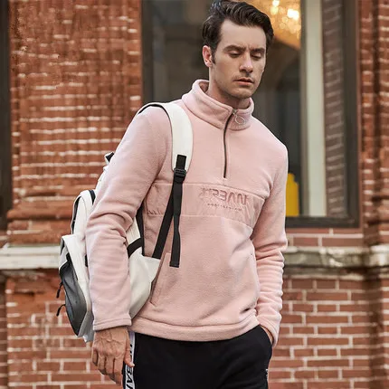 
pelliot Custom Fleece Jacket Sportswear Men Warm Plush Polar Fleece Coat 