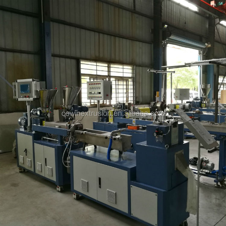 Corotating Mini/laboratory Twin Screw Plastic Sheet Extruder For