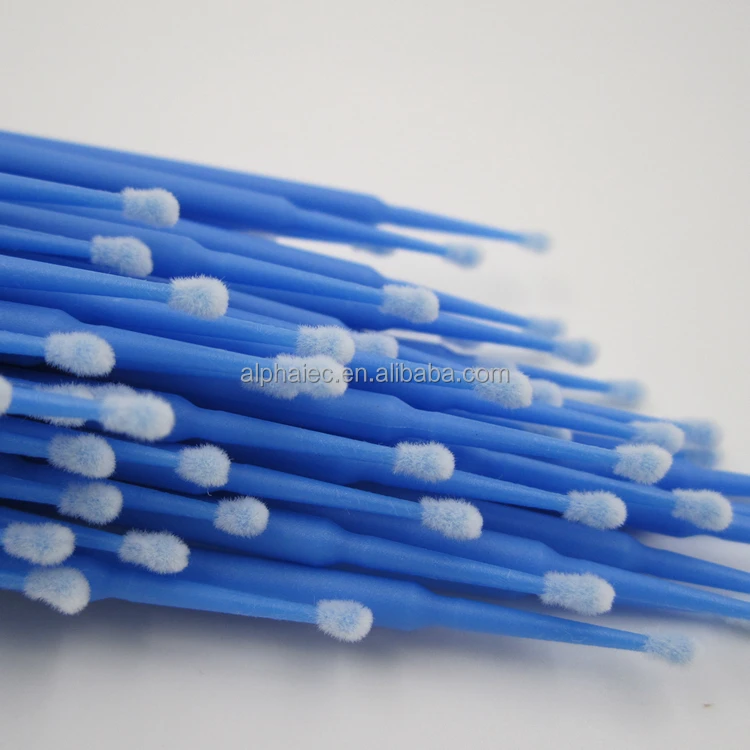 

Regular dental micro brush applicators for eyelash extensions with blue color