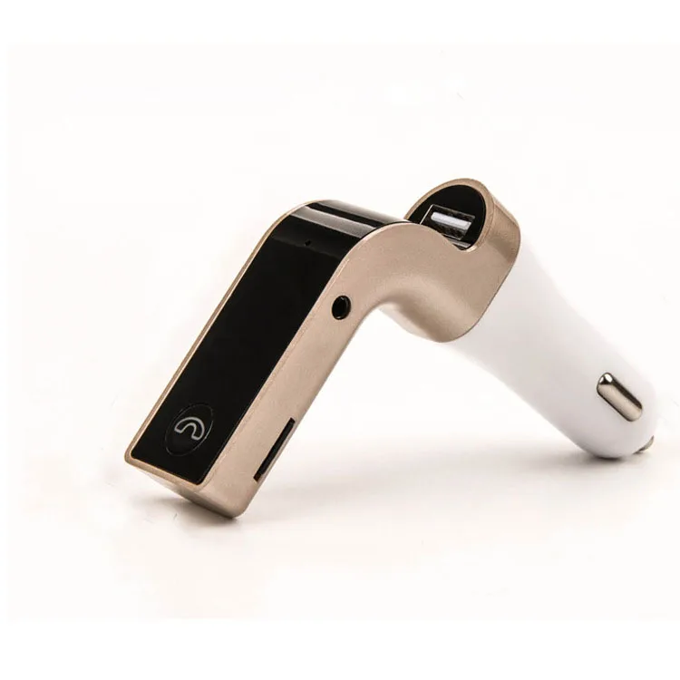 

2018 New Arrival Charger FM Transmitter MP3 Player G7 Car Kit, Golden;sliver;pink