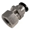 Pneumatic fittings Push in Fittings PMF Bulkhead Female Connector