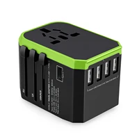 

2019 Best Seller Universal USB Travel Power Adapter All in One Wall Charger Worldwide Plug Socket Adaptor USA EU UK US Gift