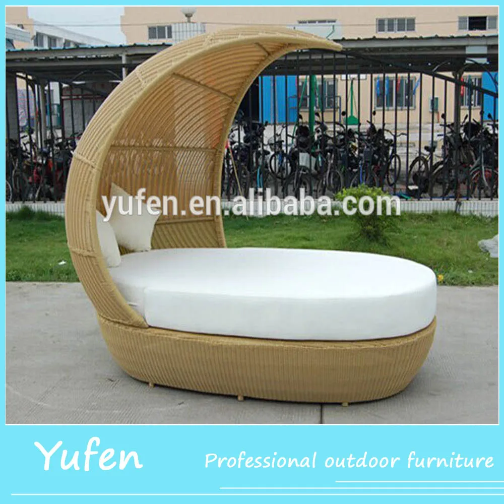 Alibaba Outdoor Furniture Rattan Daybed With Canopy Buy Rattan Daybed
