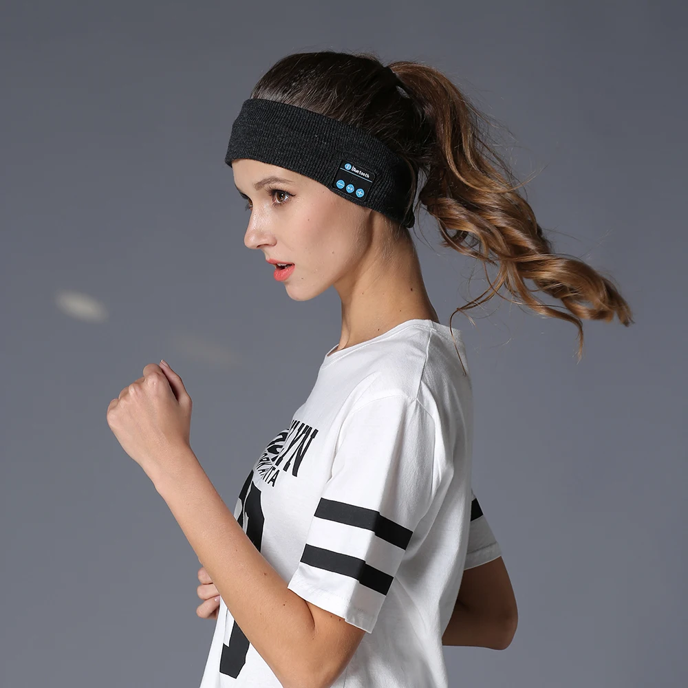 

2019 Best Headband Noise Cancelling Earphone Wireless Headphones Music Handfree Sports Hair Band