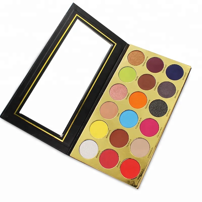 

custom eye makeup oem high pigment private label eyeshadow palette, Multi-colored