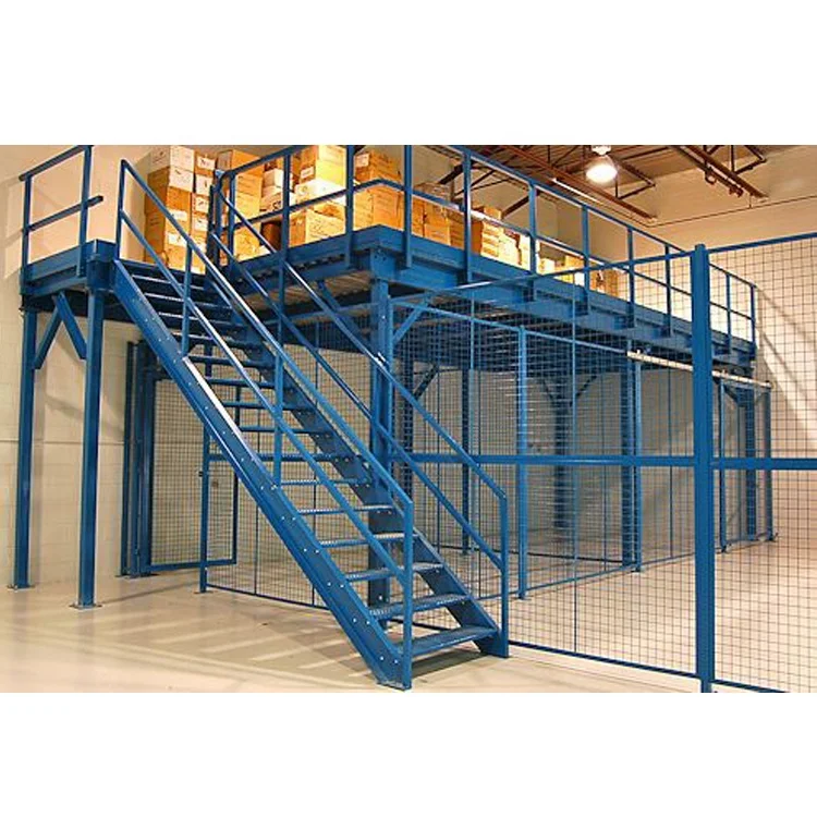 
GTY custom supported industrial grating cold storage steel mezzanine shelving floor racking 