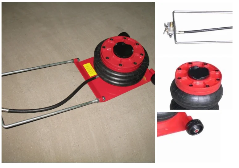 Low Profile 1.8t Easy Operate Auto Repair Garage Air Jack