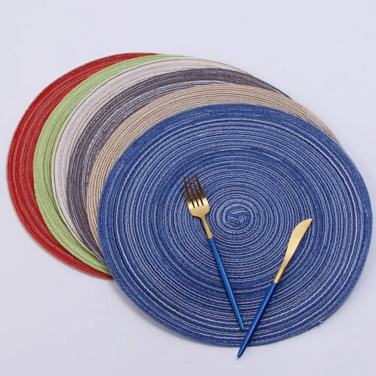 

colorful round bamboo placemat table decorative placemat