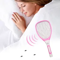 

Hot Sale USB Rechargeable Electric Mosquito Flying Swatter Bug Zapper Racket