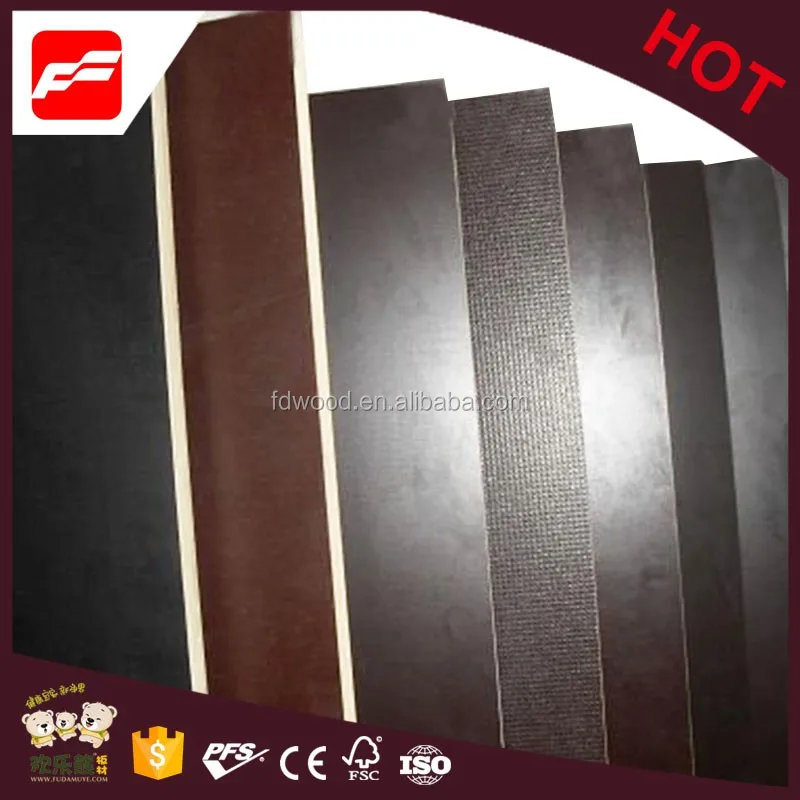 
9mm Black Film Faced Plywood for Shuttering 