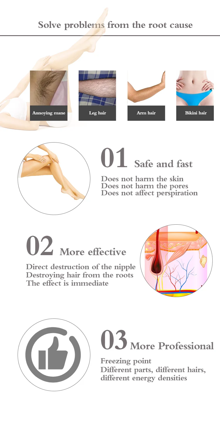 Laser Hair Removal For Bikini Line Machine Beauty Salon Equipment