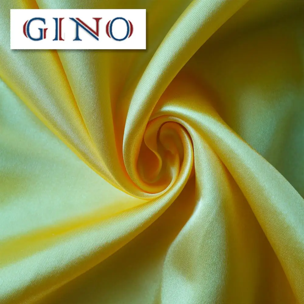 Crushed Gold Satin Fabric Curtains In Thailand Home Decoration