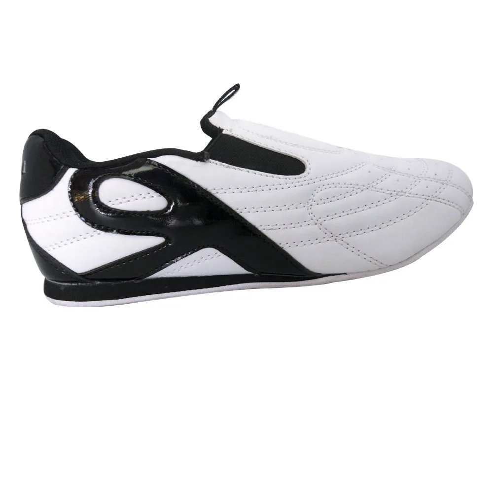 

Sangmoodo factory custom cheap white pu male sport taekwondo shoes