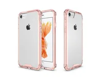 

Promotional TPU frame hard PC back cover transparent clear case for IPhone 6/6S/7/X/XR case on sale