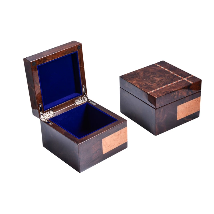Factory Wholesale Custom High Gloss Lacquer Finish Wooden Perfume Box