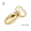3/4 inch wide gold swivel snap hooks for leather handbags