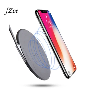 Leather Pad 10W Qi Wireless Charger for iPhone X/iPhone 8 Fast Wireless Charge for Samsung S8 Quick Wireless Charger for iPhone