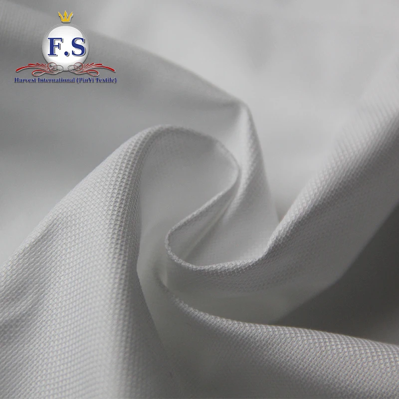 
high end shirt fabric/ royal oxford 100% white cotton fabric 