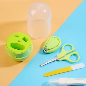 Image of Newborn, Baby, Infant and Toddler Manicure set Grooming Kit with Scissors