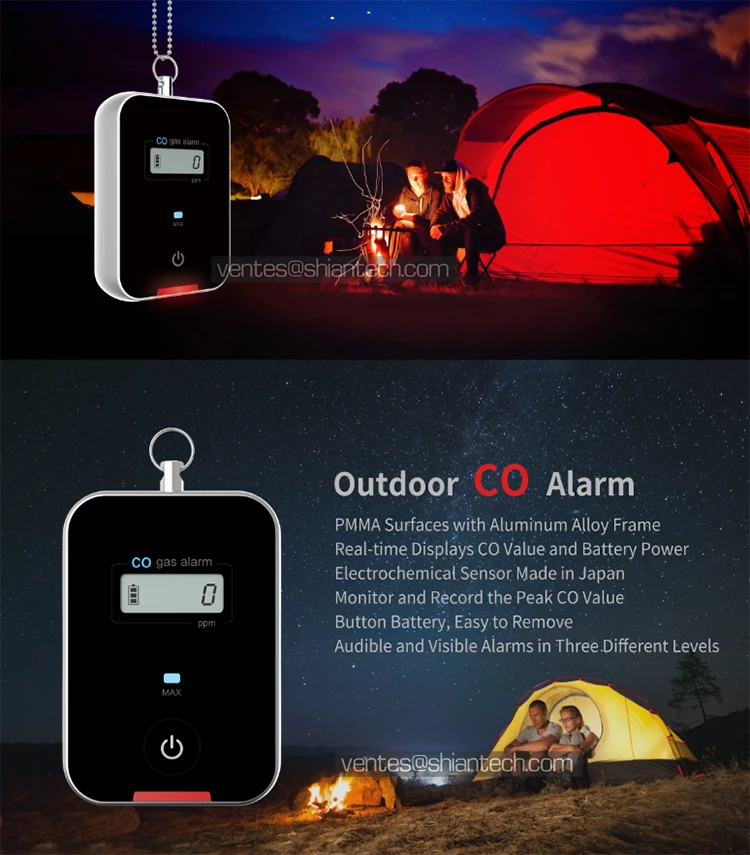 Carbon Monoxide Detector Utilizes An Electrochemical Sensor To Detect