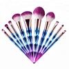 Diamond type unique shape with private label makeup brush set professional make up brushes