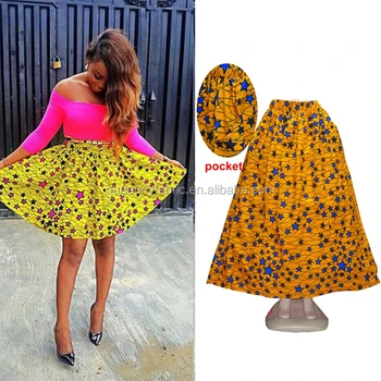 plus size ankara skirts