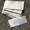 100% cotton recycled woven cotton label for clothes