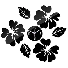 2015 New Quartz Watch Wall Clock Acrylic Horloge Clocks Modern Design Large Decorative Living Room Multi-piece Set Free Shipping