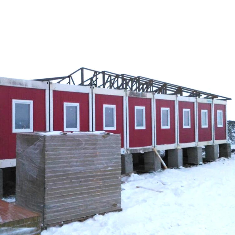 Building prefab luxury living expandable container house for sale