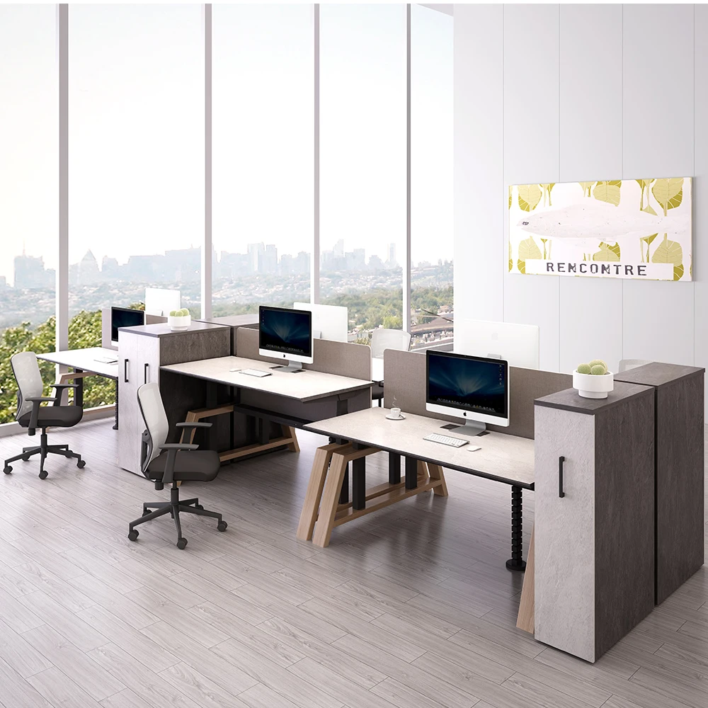 2019 Office Furniture Desks That Rise Up And Down Pneumatic Standing ...