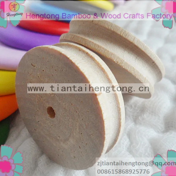10mm thick 4mm hole 40mm 50mm dia 10 x Craft Wooden Pulleys 30mm 