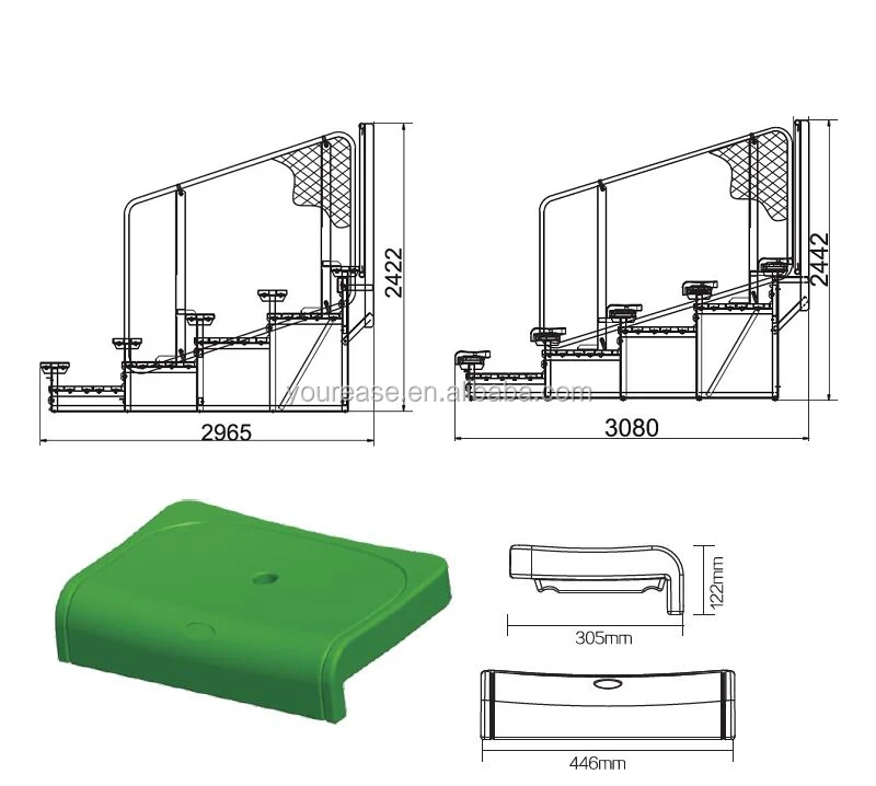 Yourease Football 5 Rows Aluminum Stadium Grandstand Bleachers Seating Outdoor Buy Bleachers Seating Outdoor Aluminum Bleacher Stadium Bleachers Product On Alibaba Com