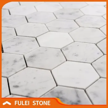 Price Bianco Carrara Marble White Hexagon Mosaic Floor Tile Price Bianco Carrara Marble White Hexagon Mosaic Floor Tile
