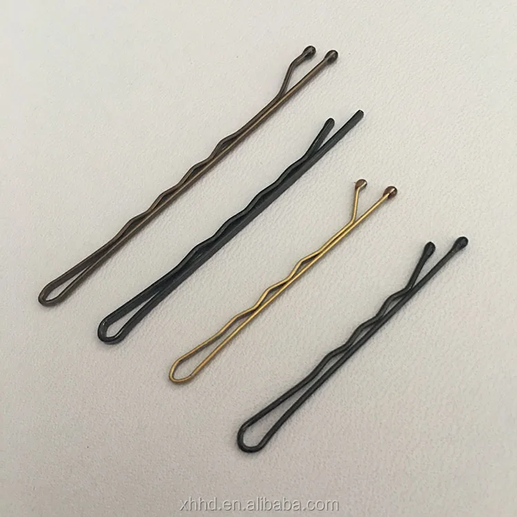 Black Invisible Bulk Hair Clips Wave Straight Pins Grips Barrette