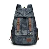 carry on luggage skate snowboard plain denim bagpack waterproof 15 inch computer backpack with metal zippers
