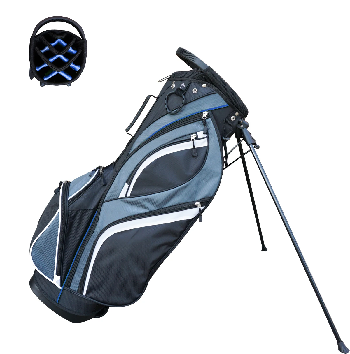 Hot Sale Custom China 14 Dividers Nylon Golf Stand Bag Wholesale Buy