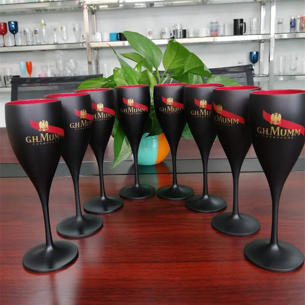

Amazon Hot Sell Acrylic Plastic Colored Glass Goblet, Customized color