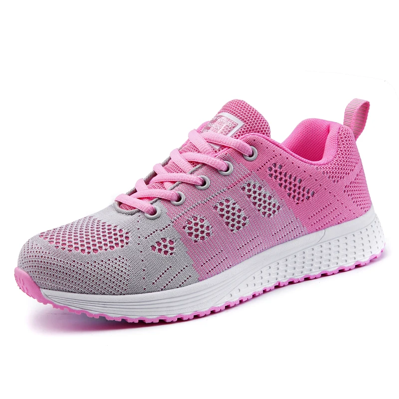 
Flyknit Flat Women Shoes For Casual Breathable Fashion Sneakers Women shoes 