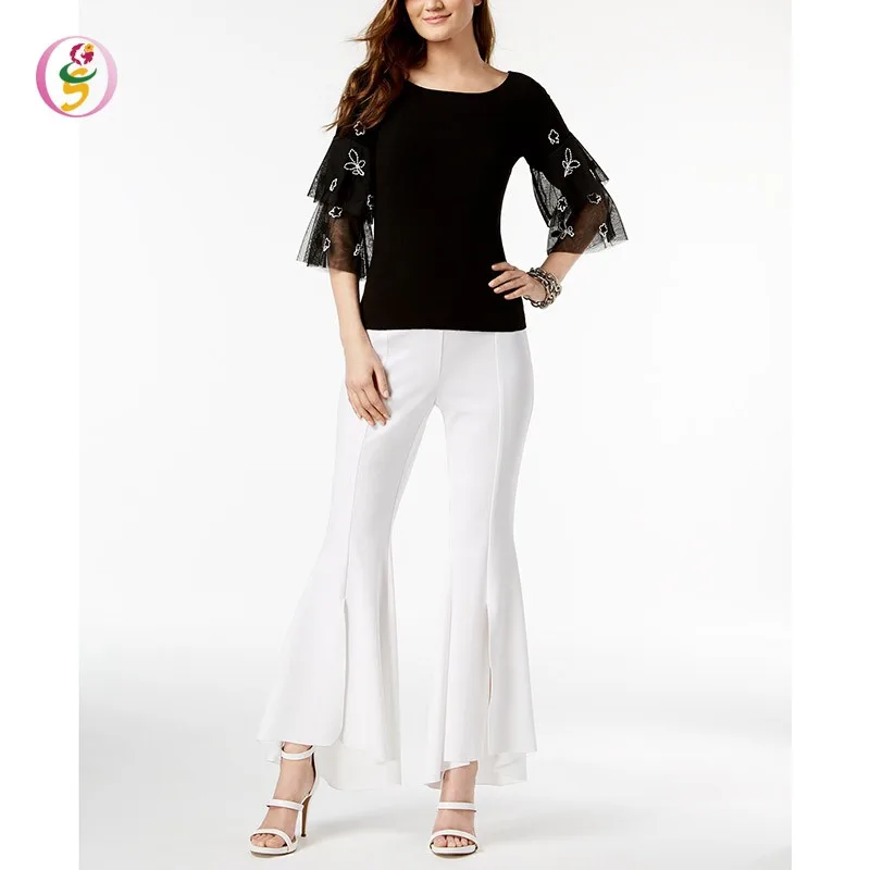 flared ladies trousers