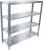 High-loaded stainless steel display vegetable storage rack