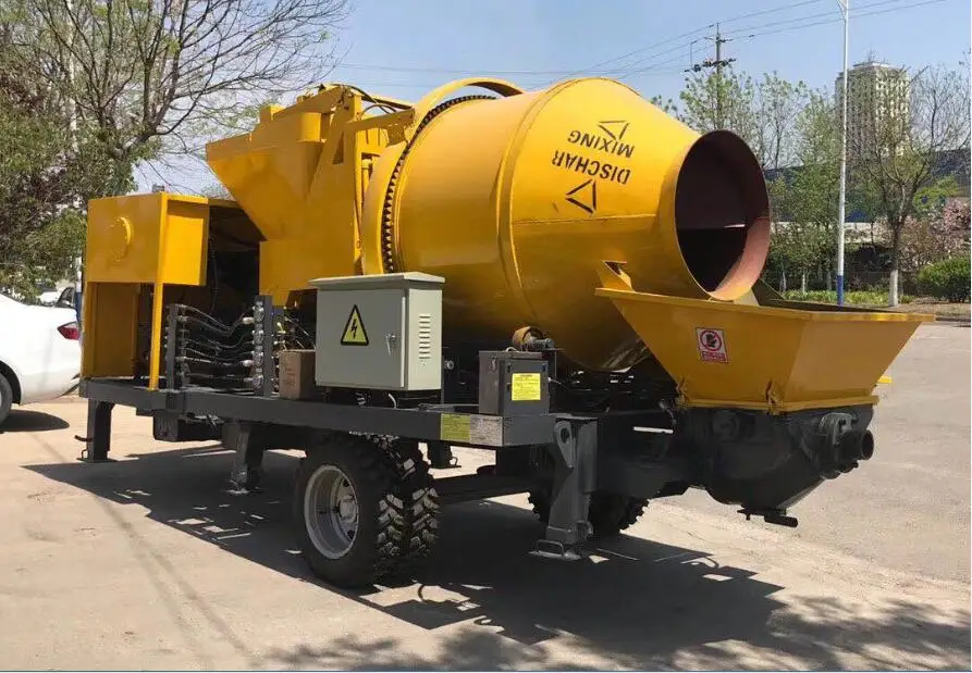 Hydraulic Hopper Concrete Mixer Pump For Small Project Buy Concrete