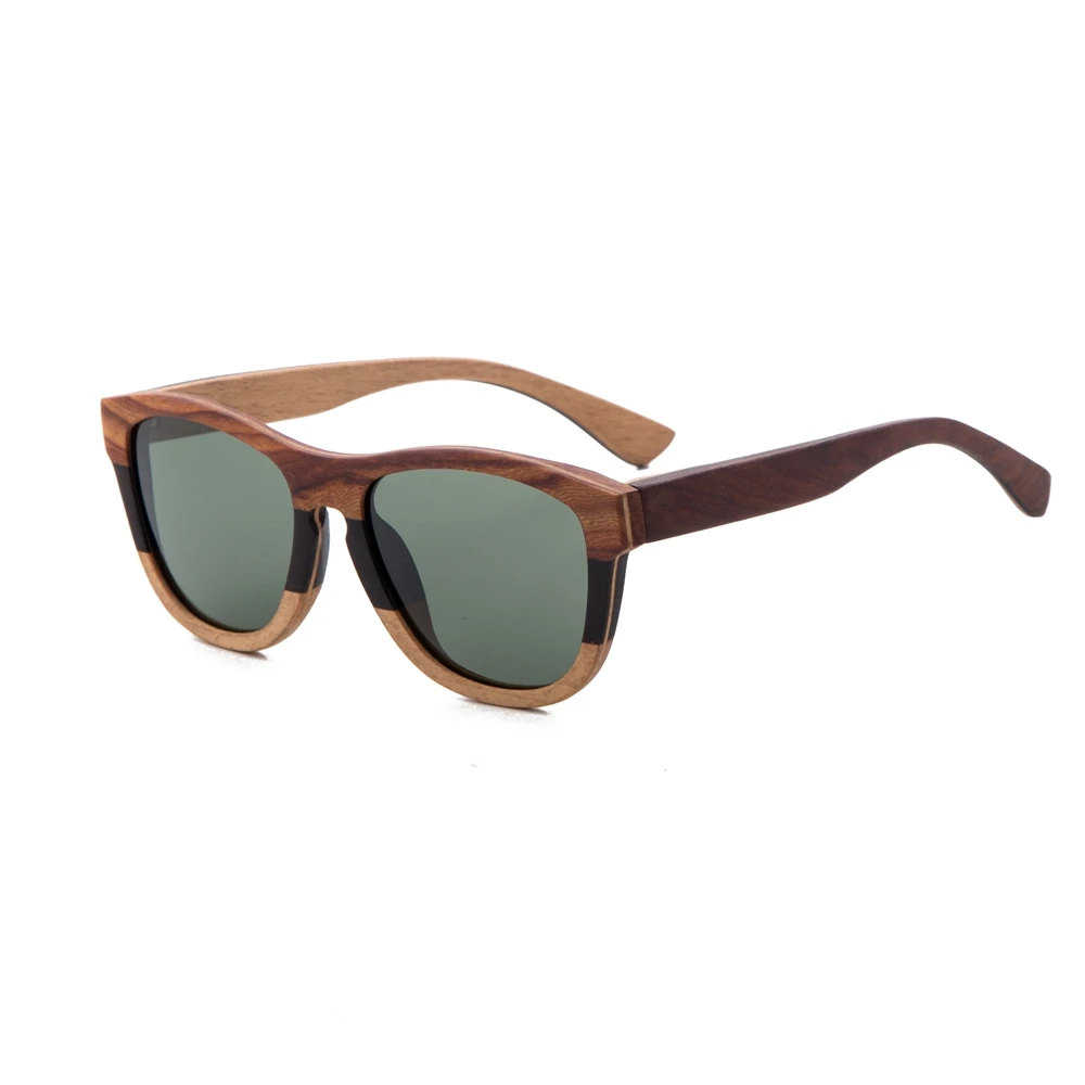 

Multi color Custom wooden sunglasses from China manufacture for dropshipping